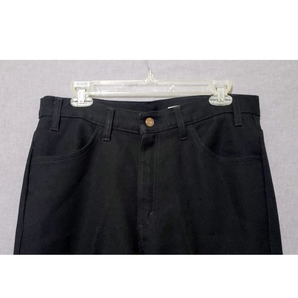 Vintage Retro Levi's Black Tab Pants Size W35 x L30 - Picture 3 of 5